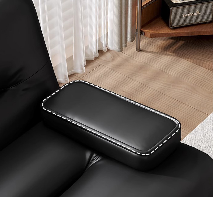 Sofa da Beetle sang trọng tối giản FQ8210