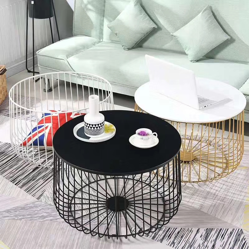 Bàn trà tròn sofa cao cấp