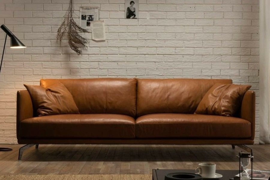 Ghế sofa da bò cao cấp 3 chỗ ngồi