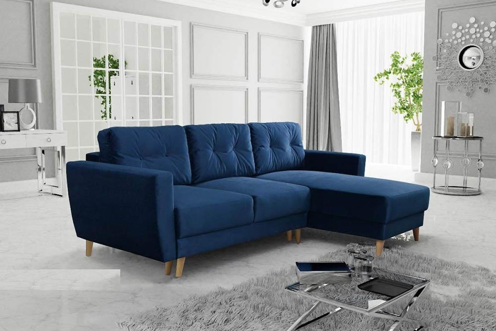 Mẫu ghế sofa màu xanh navy độc đáo sang trọng