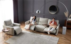 Sofa chỉnh điện tích hợp massage thư giãn.